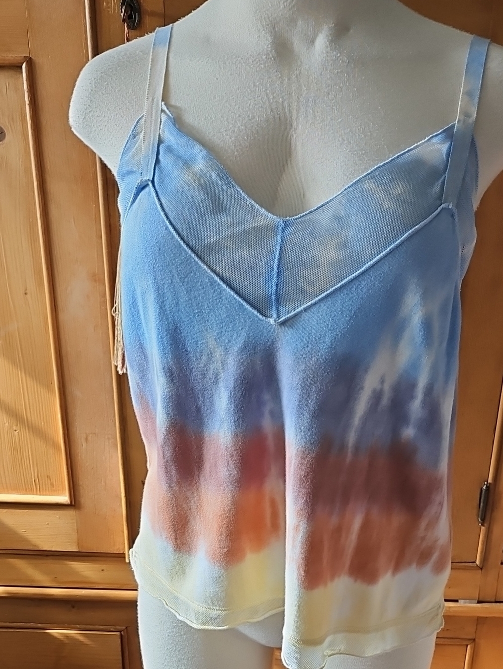 Raquel Allegra Oasis Top Landscape Tie Dye Size 1 - Picture 4 of 7